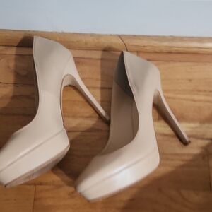 Vince Camuto Beige Heels